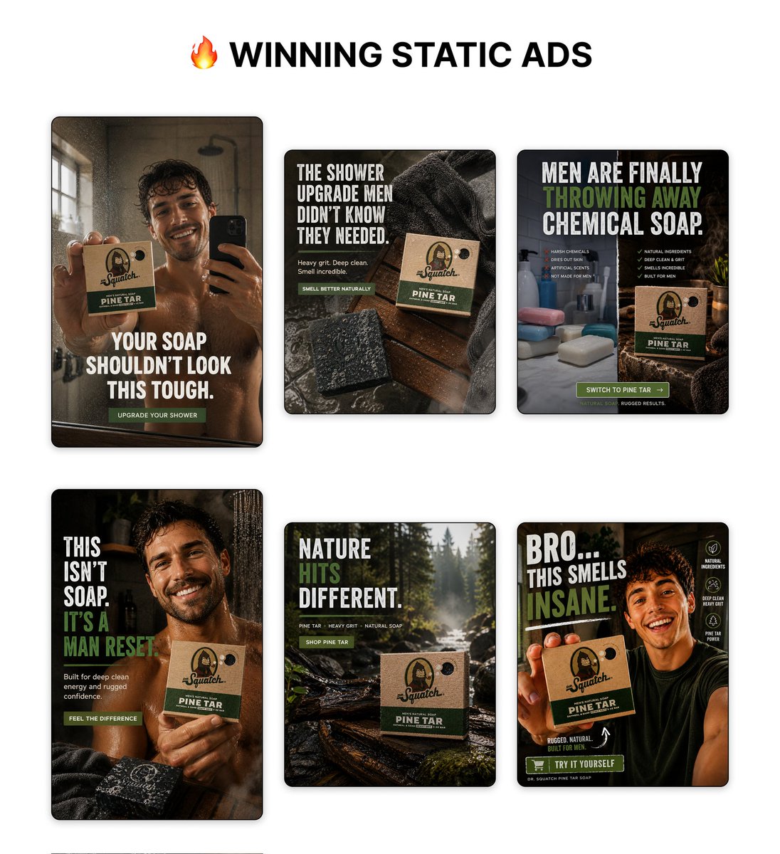 ODConversions's tweet photo. Different angle of Static Ads for Men Soap 🔥
I created it to be Something natural and relatable 🤝 https://t.co/81GkPmsDAE