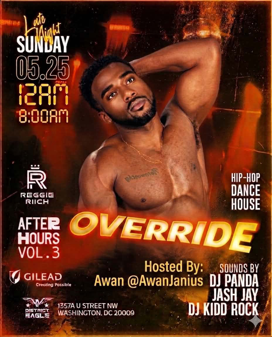 AWANJANIUS's tweet photo. Hosting an afters at District Eagle for DC Black Pride and Memorial Day. You meeting me there ? #dc #memorialday #influencer https://t.co/h2OnGwKJzc
