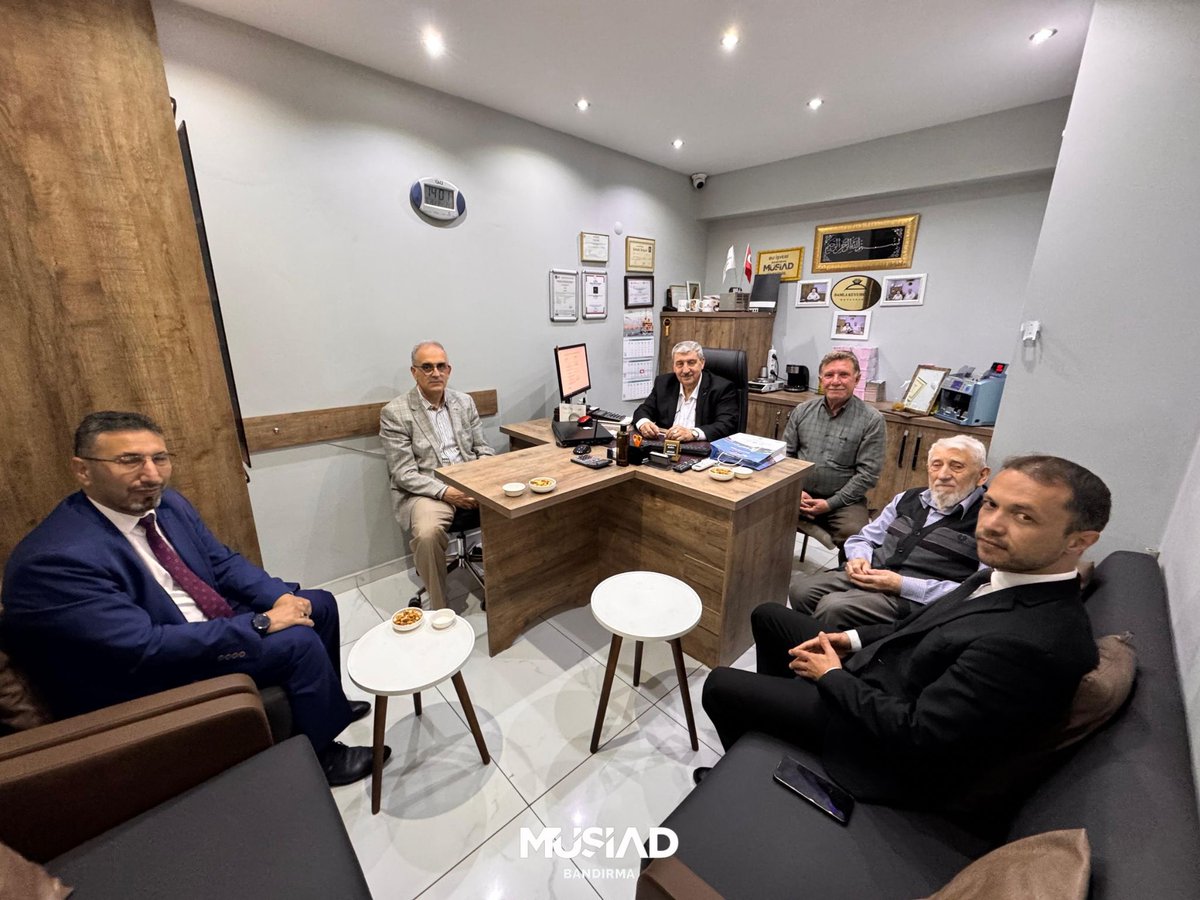 MUSIADBandirma's tweet photo. Rektörümüz Prof. Dr. Sn. İsmail Boz ile Bandırma İlçe Müftümüz Dr. Abdulhamid Pehlivan, MÜSİAD Bandırma Şube Başkanımız Sn. Mustafa Bağcı’ya iş yerinde ziyarette bulunmuşlardır.

Nazik ziyaretlerinden dolayı Sayın Rektörümüze ve Sayın İlçe Müftümüze teşekkür ederiz. https://t.co/3VcwbAMtD8