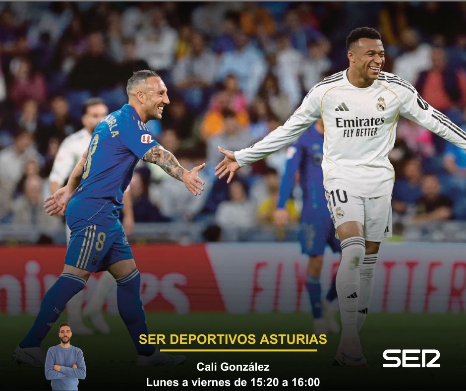 ASERDeportivos's tweet photo. 📻 PODCAST | #SERDeportivosAsturias (15/05/2026)      

▶️ https://t.co/MyzP19t0jU

🎯 Cazorla señala a Almada
🔎 La firma de @CaliGlezL tras sus palabras
💣 A debate con @MGago11 y @manoloruizfer
⚽️ Play off Vetusta y 3ªRFEF
🏀 Citas claves para @oviedocb y @LobasOviedoBF https://t.co/OkCD0RQYe1