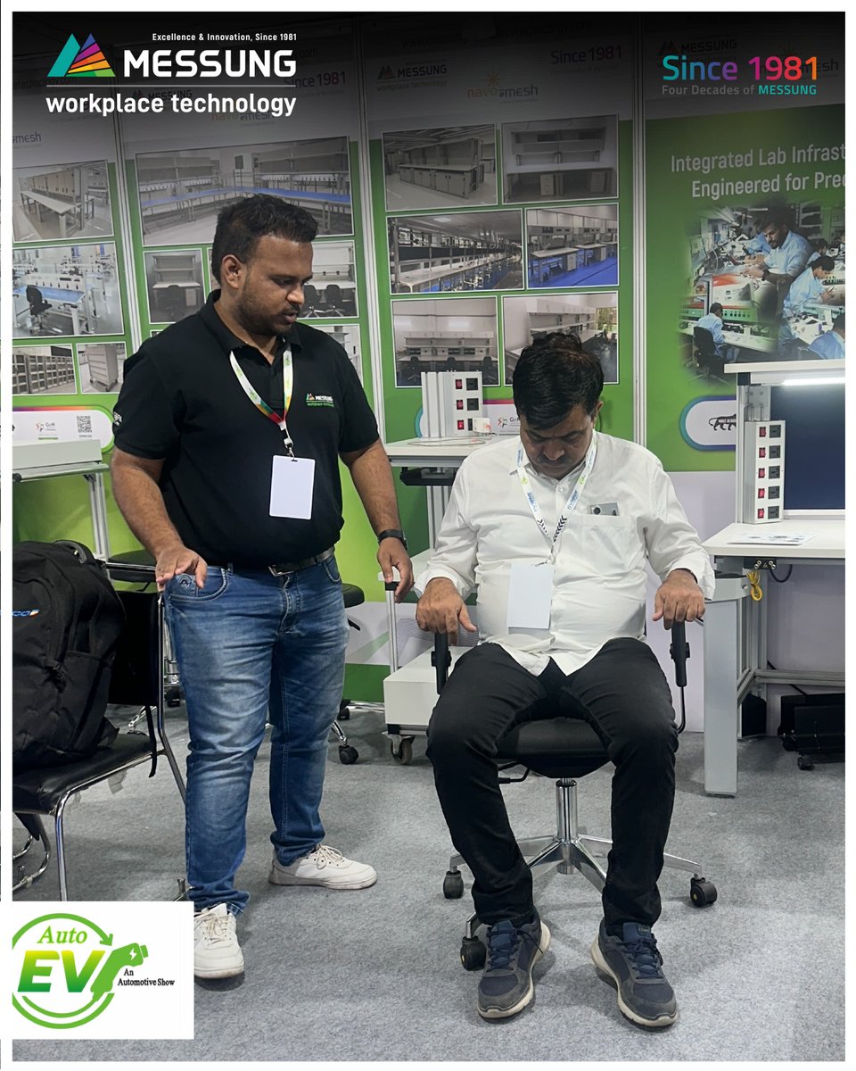 MessungT's tweet photo. A heartfelt thank you to everyone who visited us on the final day of Auto EV Show 2026! Day 3 was filled with meaningful interactions around our ESD workstations and EV testing solutions.  

#MessungWorkplaceTechnology #AutoEVShow2026 #EVTesting #ESDWorkstations #LabSolutions https://t.co/T2O5ef03bF