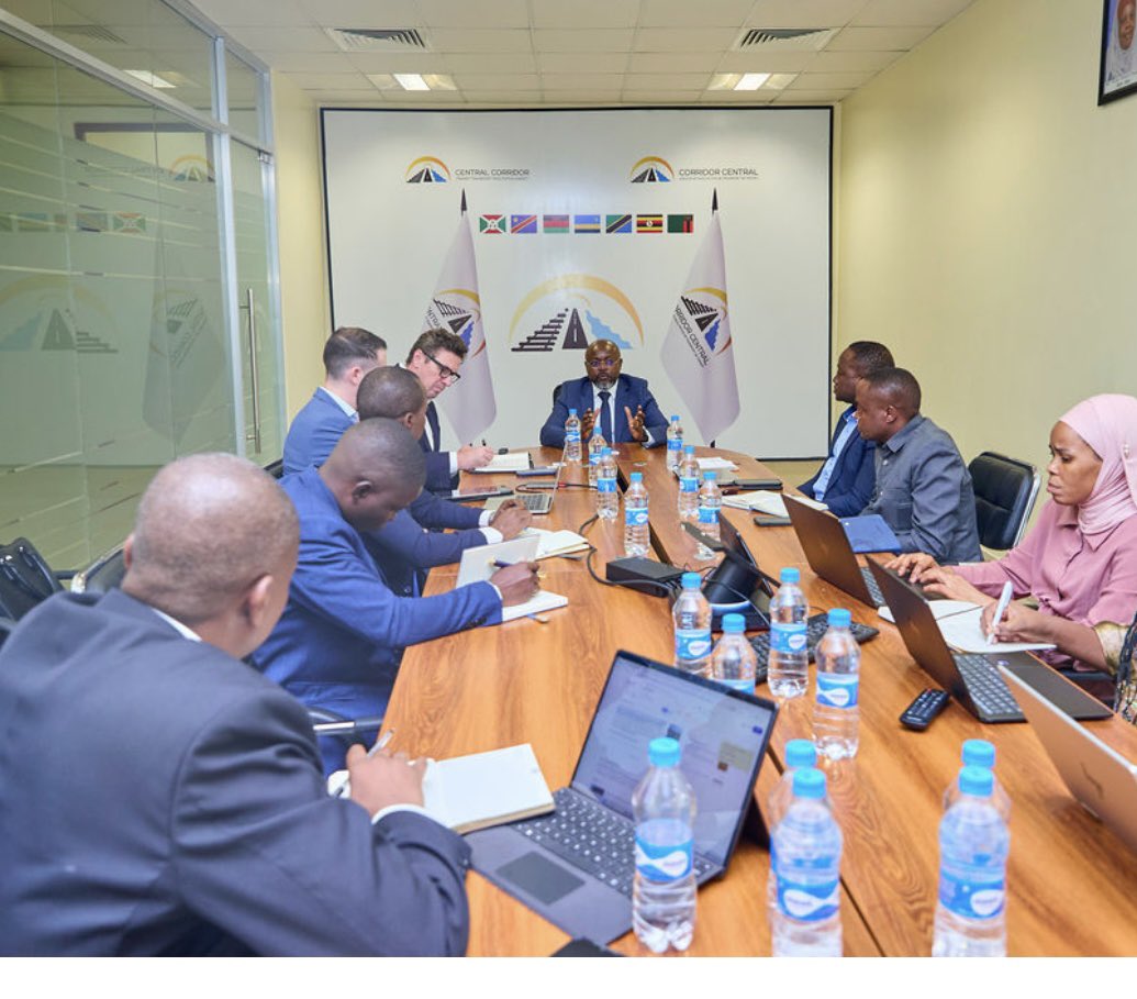 FloryOKANDJU's tweet photo. I had the pleasure of receiving a delegation from GED Africa, led by its Chief Executive Officer, Mr. Klaus Findt, at the Central Corridor Secretariat for strategic discussions on the Kasomeno–Mwenda Road Project and the One Stop Border Post between the Democratic Republic of the Congo and Zambia, including ongoing construction works, project financing, and the approval of the OSBP Operational Manual by both Governments.

Once completed, the project is expected to significantly strengthen trade flows between the Port of Dar es Salaam and the DRC through Zambia by reducing transport distances by approximately 500 kilometres, lowering logistics costs, improving cargo efficiency and safety, and supporting regional integration and economic growth along the Central Corridor.

The meeting was attended by key stakeholders from Tanzania, including the Ministry of Transport, Tanzania Ports Authority, Tanzania National Roads Agency, DP World, and Tanzania Private Sector Foundation.

The discussions also highlighted the importance of inclusive development through community-focused initiatives in areas such as women empowerment, climate-smart agriculture, healthcare, education, road safety, and employment facilitation.