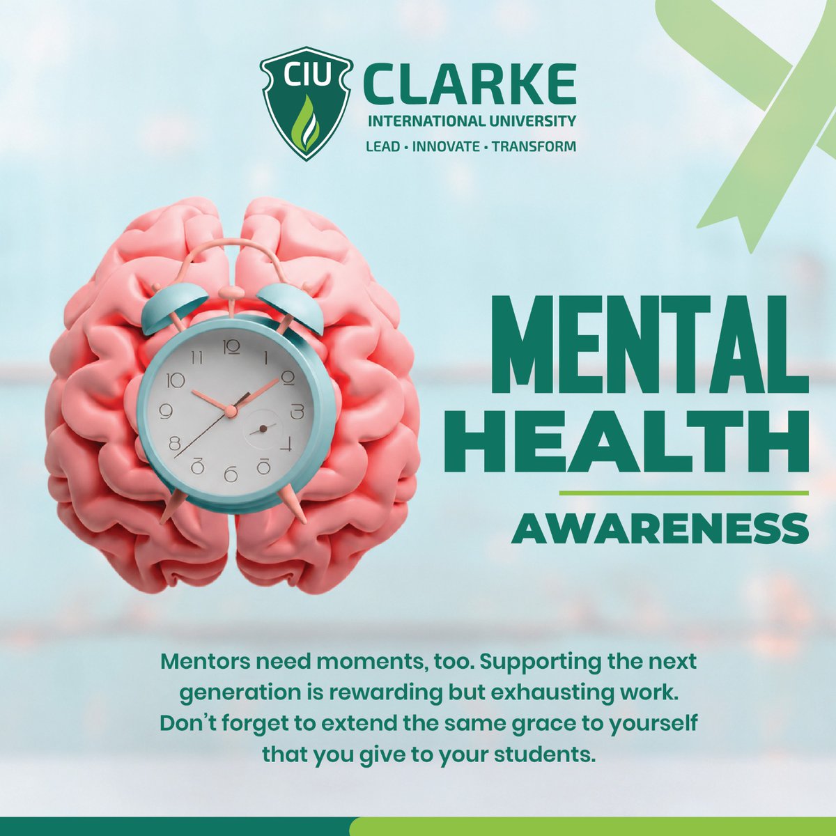 Clarke International University tweet media