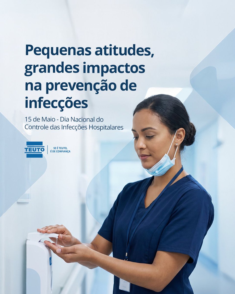 labteuto's tweet photo. Pequenas atitudes fazem toda a diferença quando o assunto é cuidado e prevenção.🩺 ​
​
A higienização correta das mãos, o uso adequado de equipamentos de proteção e a atenção aos protocolos são essenciais para reduzir riscos e salvar vidas todos os dias. 💙​

#Teuto https://t.co/FuREfHBfWz