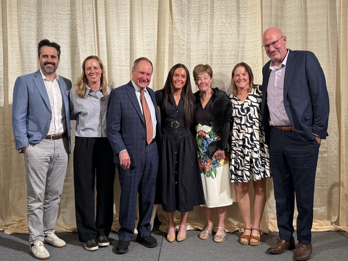CoachWaags's tweet photo. What a privilege for @HokiesLax to be a part or presenting Preston White with the Ut Prosim Medal at last evening’s University Awards Dinner. So thankful for all he does to support &amp; uplift Hokies all around our campus! https://t.co/73WJjvFML0