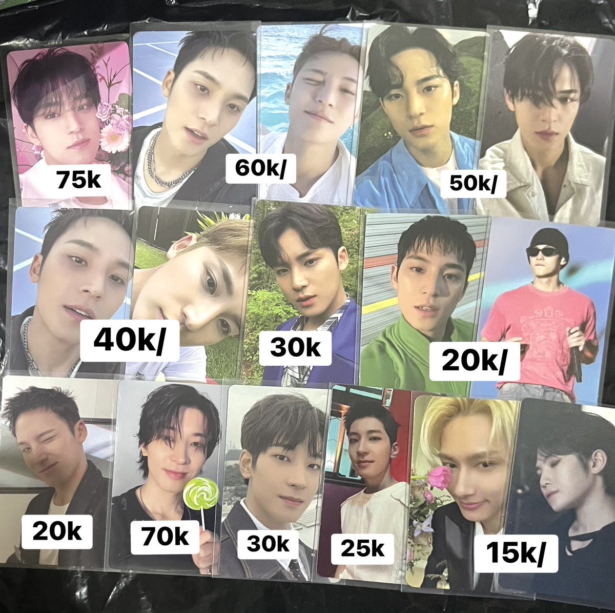 bingxe's tweet photo. INA wts want to sell seventeen svt pc 

📍Jakarta 
bisa keep/splitpay/cod
free packing, exc adm 14%

‼️ beberapa slight boleh cek condi dulu ^^

t. vernon seungkwan wonwoo mingyu jun woozi photocard official pob https://t.co/9zuU1rI2jf