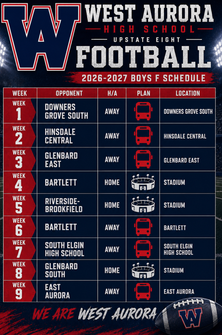 West Aurora Football tweet media