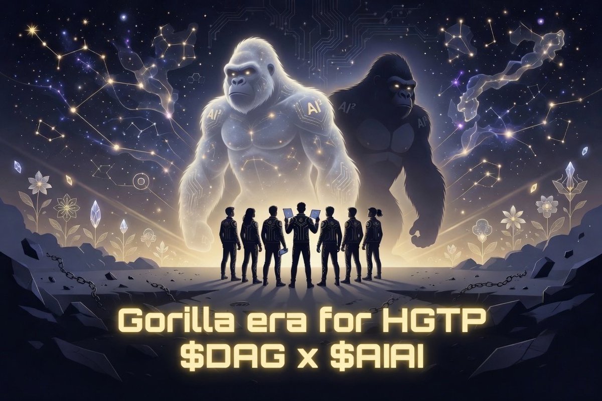 Dagnum_PI's tweet photo. @CoinMarketCap $DAG has entered the Gorilla era https://t.co/yPisXE8hs6