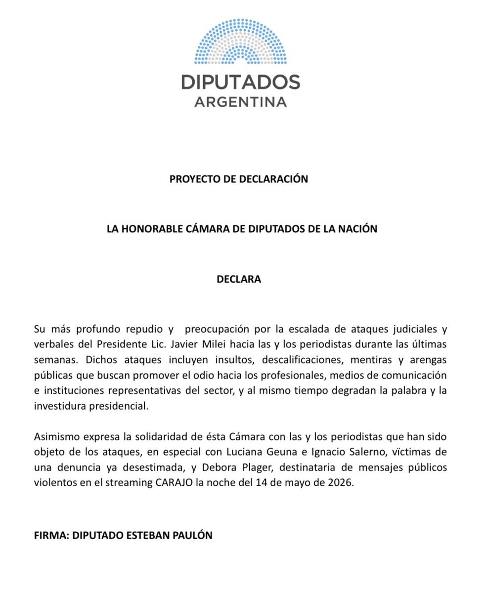 Esteban Paulón tweet media