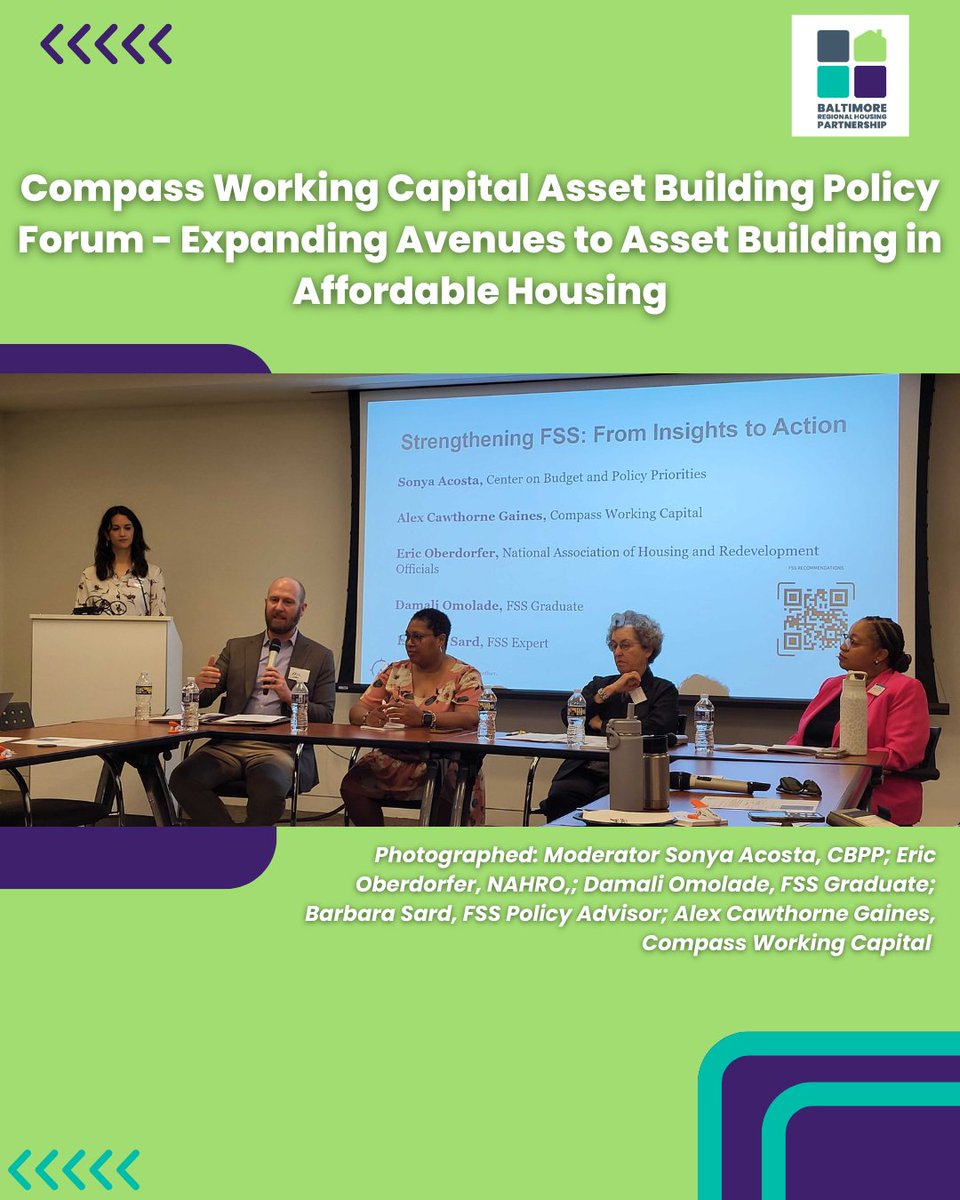 _BRHP's tweet photo. Our Executive Director, Adria Crutchfield, and Managing Director of Housing Mobility V.P.M, FaShaunda Walton, attended the Compass Working Capital Asset Building Policy Forum. Conversations like these help continue to build a powerful shared policy agenda for housing and beyond. https://t.co/NXaiMACX6A