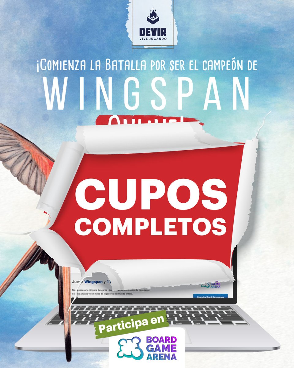 DevirAmericas's tweet photo. ¡Que buena noticia! Tenemos completas las plazas para esta segunda vuelta. 🐦✨

Mucho éxito a todos los participantes y recuerden, sean responsables con su cupo 💫 para quienes no alcanzaron lugar en el torneo, atentos por si le libera un lugar.😎

¡Te esperamos en las mesas!💥 https://t.co/DoQtSEwT0U
