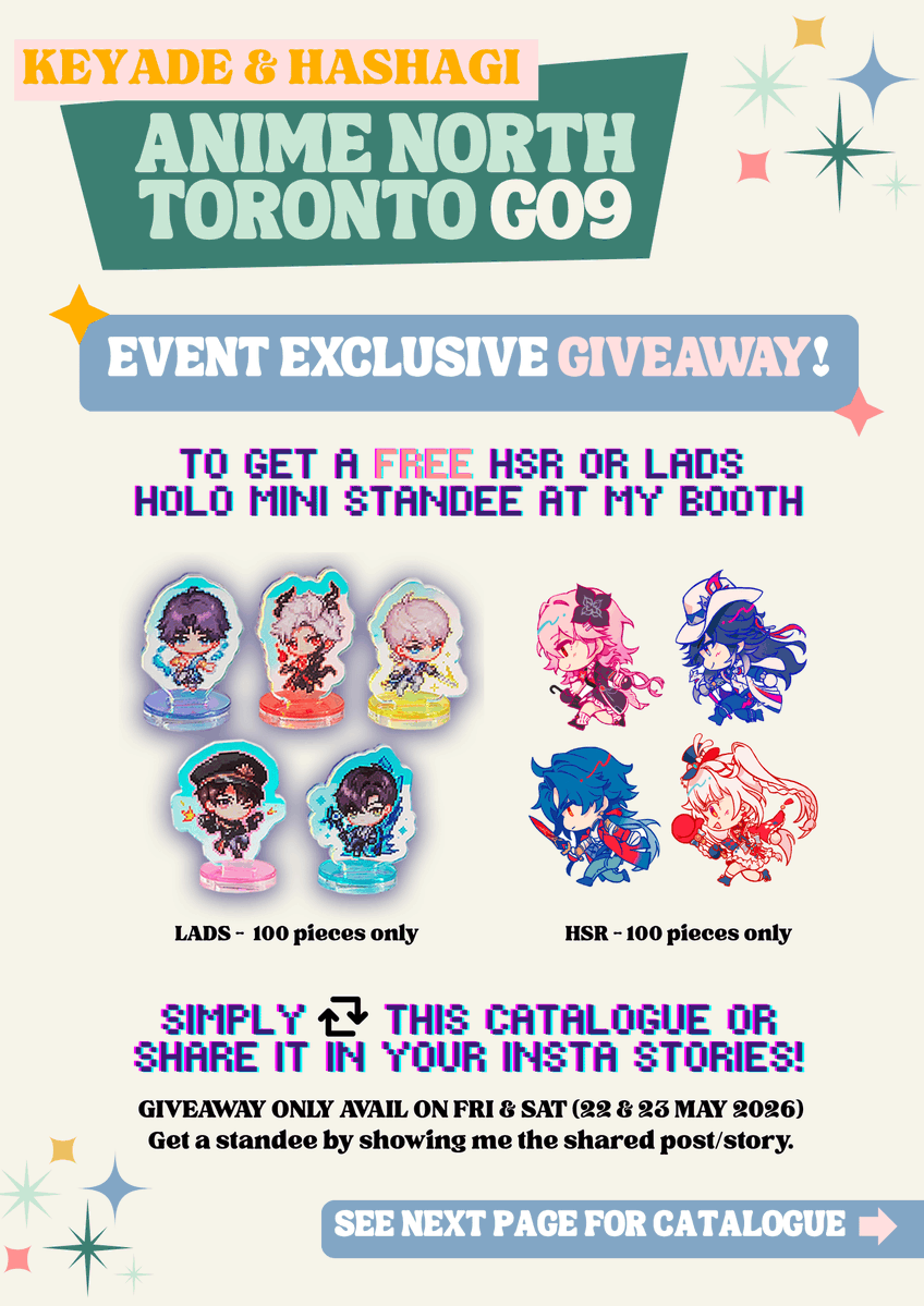 Keyade 🐟 ⭐| Anime North G09 tweet media