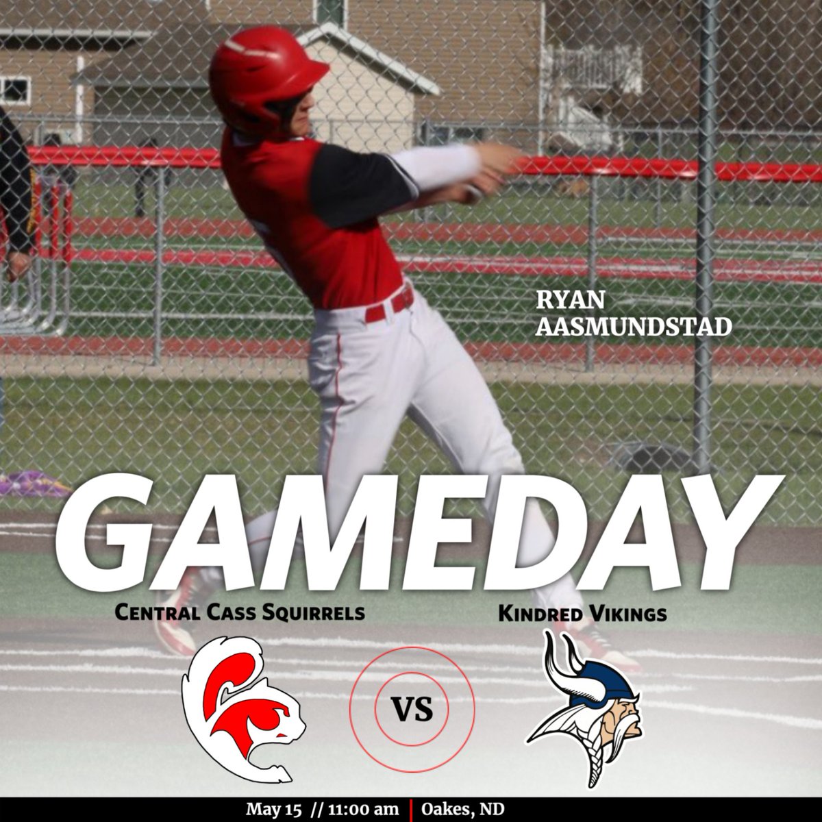 ccsquirrelmedia's tweet photo. Good luck to the Baseball team today in Oakes against Kindred. First pitch at 11:00 a.m. #gosquirrels

Watch on YLE - https://t.co/CawdI5tLzr https://t.co/MngzOmiNVk