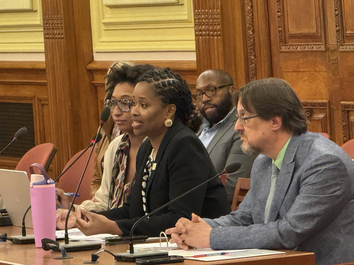 OVSJG_DC's tweet photo. Last week, Director Porter testified on the Mayor’s FY27 budget during the @councilofdc JPS committee hearing, before @CMBrookePinto. These crucial investments will allow OVSJG to continue to fund trauma informed services and community based healing. #GROWDC #SaferStrongerDC https://t.co/H82wq4Djwf
