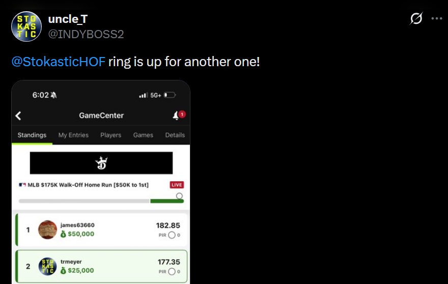 Stokastic DFS tweet media