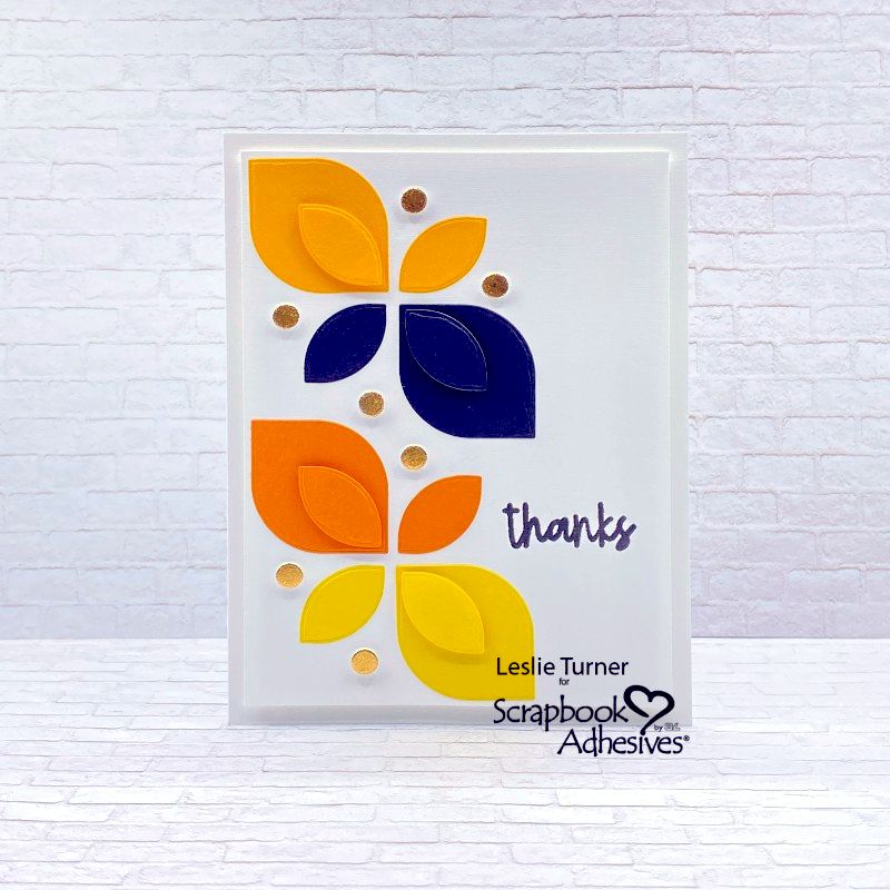 SBADHESIVESBY3L's tweet photo. What a Lovely Thank You Card! ✨ Use 2 cutting dies fm the same nested set to create a Geometric Thank You Card by Leslie Turner. RT+❤️ for CAS (Clean + Simple) Style Cards! Use color combos, same shapes + simple designs to achieve this wonderful look! 👉 https://t.co/0VNbu6fSjT https://t.co/eF6zEB4cUk