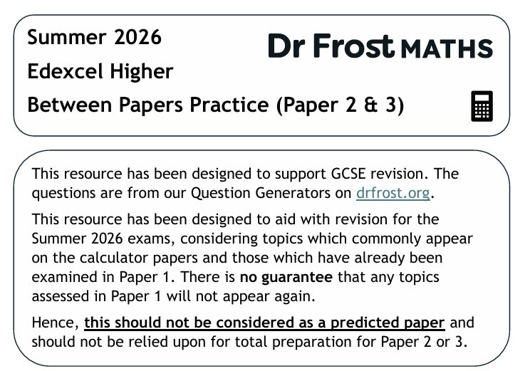 Dr Frost Resource Team tweet media