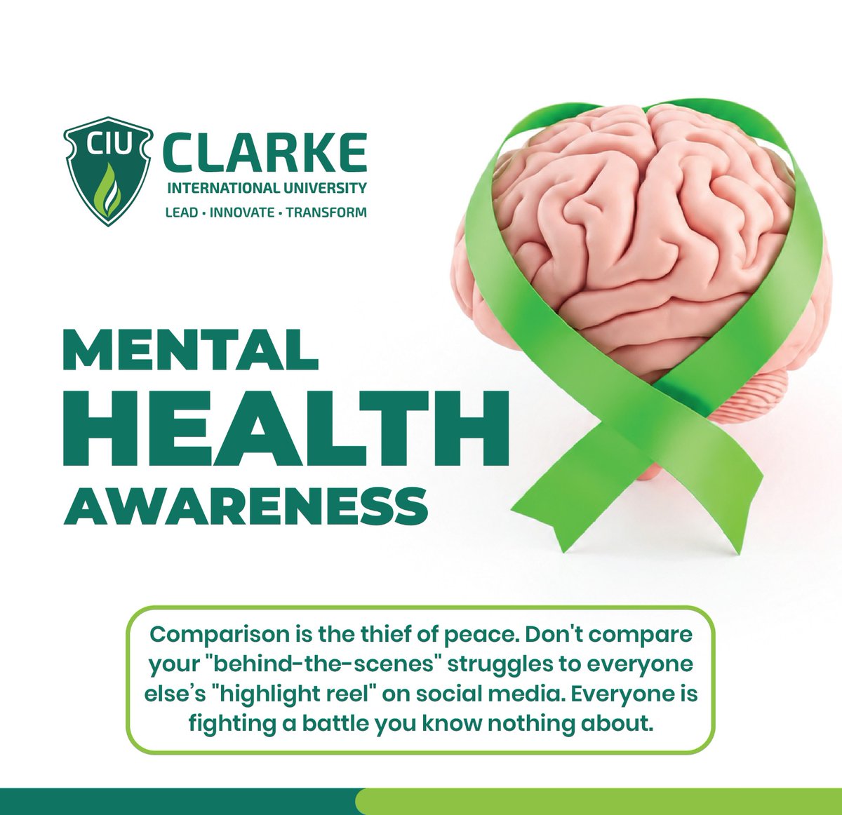 Clarke International University tweet media