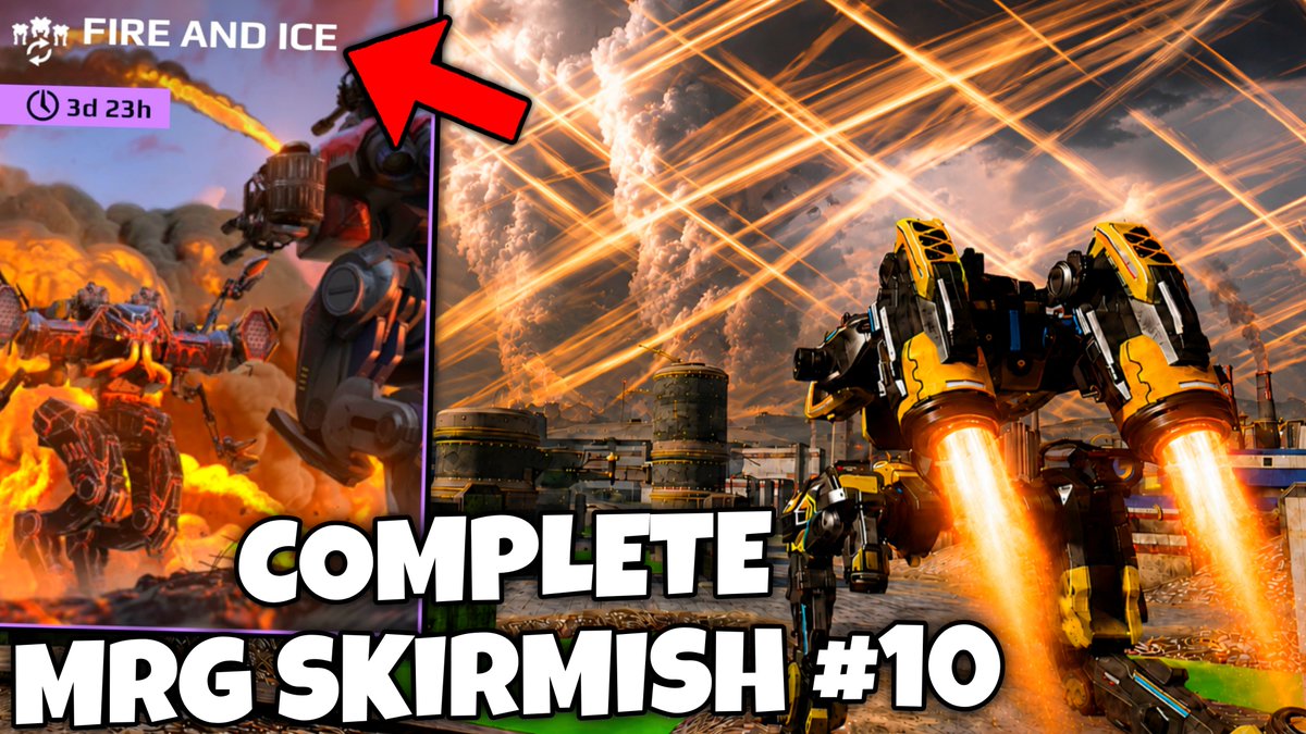 BeefyYT_'s tweet photo. MRG Skirmish Fire and Ice EXPLAINED! | WR - War Robots 12.0 https://t.co/O8Uy731FvZ

#warrobots #wr #gameplay https://t.co/FBPGQg7xDy