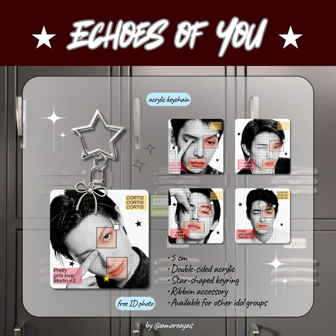 amoreayas's tweet photo. [ PRE ORDER ]

Hai haii, pre order udah aku buka nihh, yuk merapatt‼️🌟

⏳15 - 25 Mei (masa pre order) 
💸 IDR 25.000 | DP 15.000

Untuk pemesanan bisa scan barcode di gambar yaa. Ily guyss <3 

#CORTIS #keychain https://t.co/vHEpKug1yP