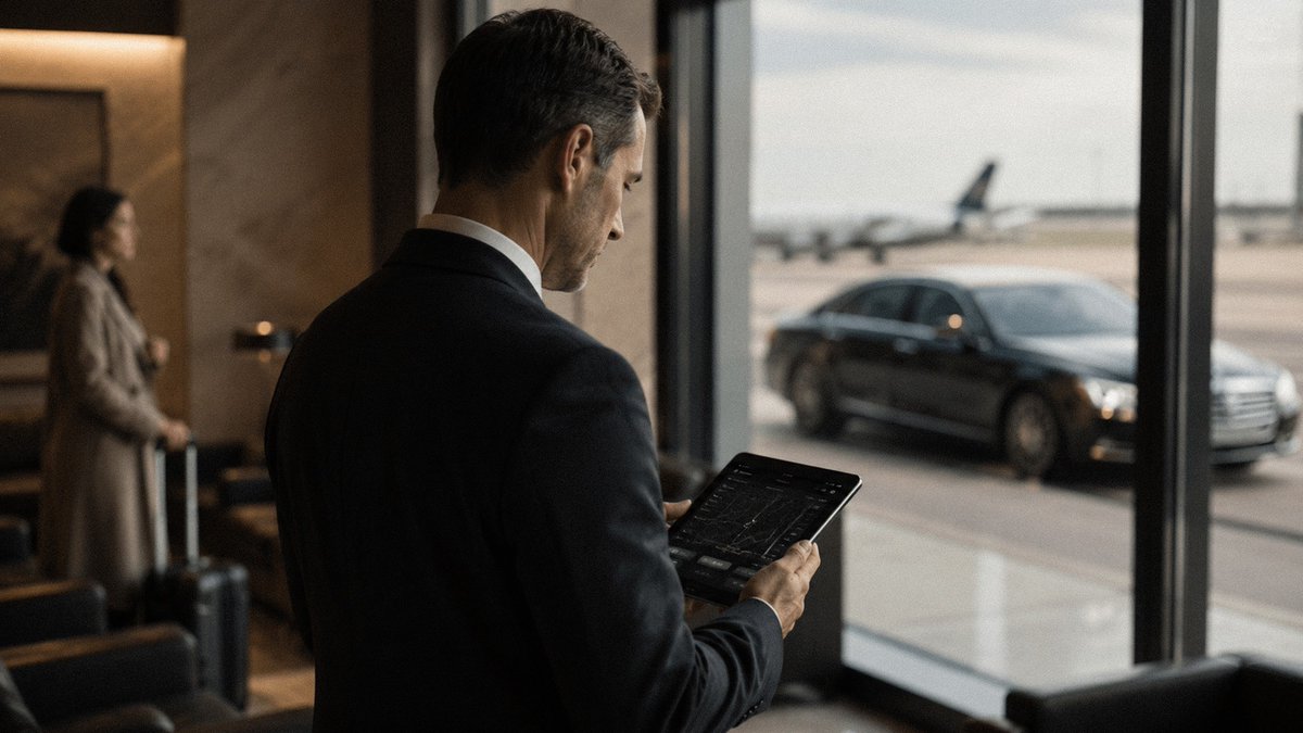 Drivania's tweet photo. After landing, business aviation depends on a prepared chauffeur, real-time coordination, and ground transportation that protects the passenger’s time from the FBO to the final destination.

Read the full article here: https://t.co/YCUZqN8aRg

#BizAv #BusinessTravel https://t.co/SsaIeYwyUz