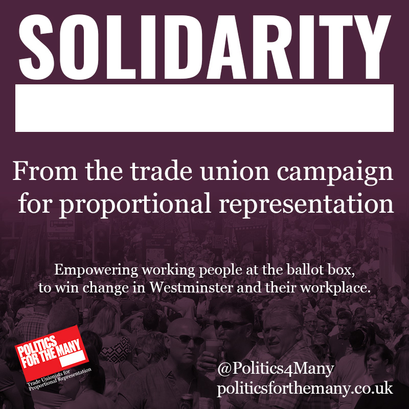 Politics4Many's tweet photo. Solidarity with the @fbunational - wishing you a great conference! https://t.co/iD3a8PvQru