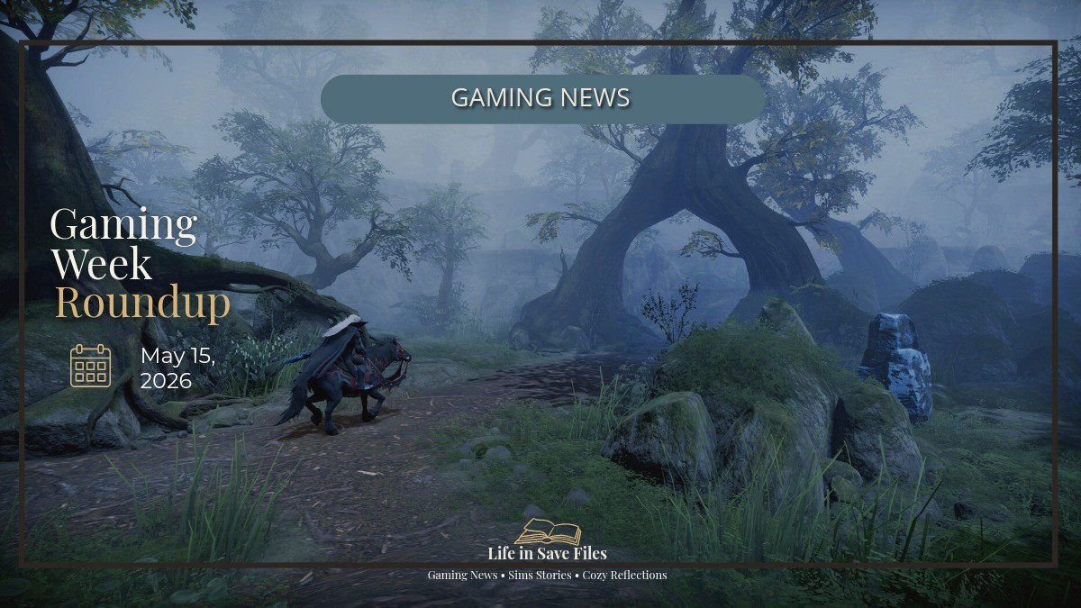 LifeinSaveFiles's tweet photo. This week’s Gaming Week Roundup is live!

This week I’m talking about:
🎮 V Rising’s Free Weekend
🦇 Why I’m so excited to explore the game this weekend
🏰 Paralives Early Access news
🎁 Free Epic Games discoveries
💎 Sims 4 Marketplace frustrations
#VRising #Paralives #TheSims4 https://t.co/CwVtVhMntu