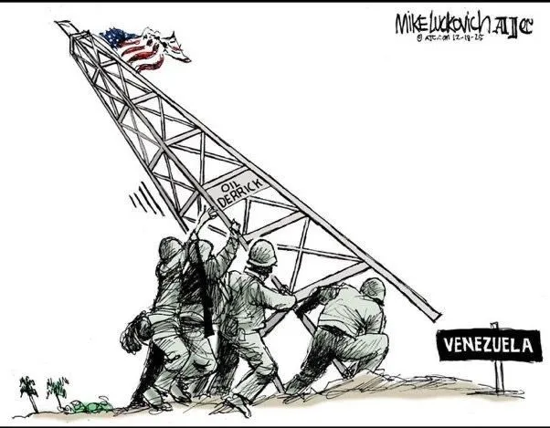 maddenifico's tweet photo. What the US has become under the fascist authoritarian Trump regime. We put our troops in harms way in order to plunderer and pillage the oil of other countries. https://t.co/g6LHlGrG51