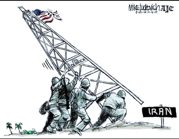 maddenifico's tweet photo. What the US has become under the fascist authoritarian Trump regime. We put our troops in harms way in order to plunderer and pillage the oil of other countries. https://t.co/g6LHlGrG51
