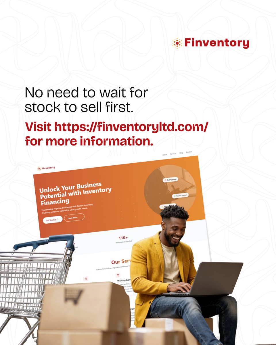 FinventoryLtd's tweet photo. You can access funds backed up by your inventory with no unnecessary stress, a simple process, and flexible repayment. Just smarter inventory financing that helps you grow.

.
.
.
.
.
.

#InventoryFinancing #Businessfunding #Finventory  #WholesaleBusiness https://t.co/y2zS2KPC0J