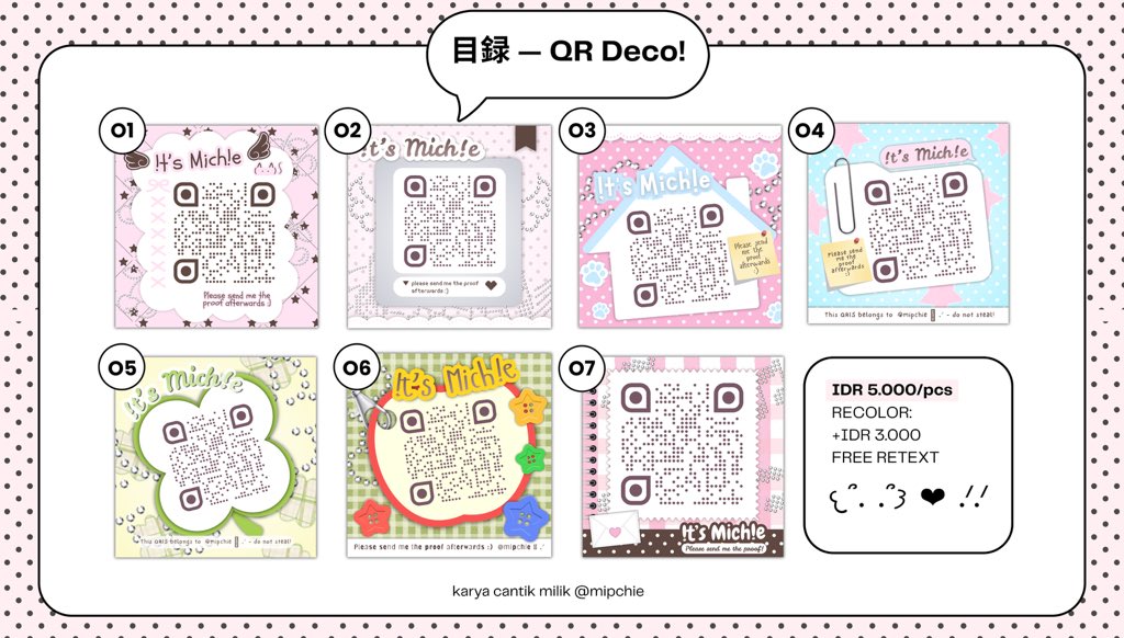 ☆ michie | QR deco tweet media