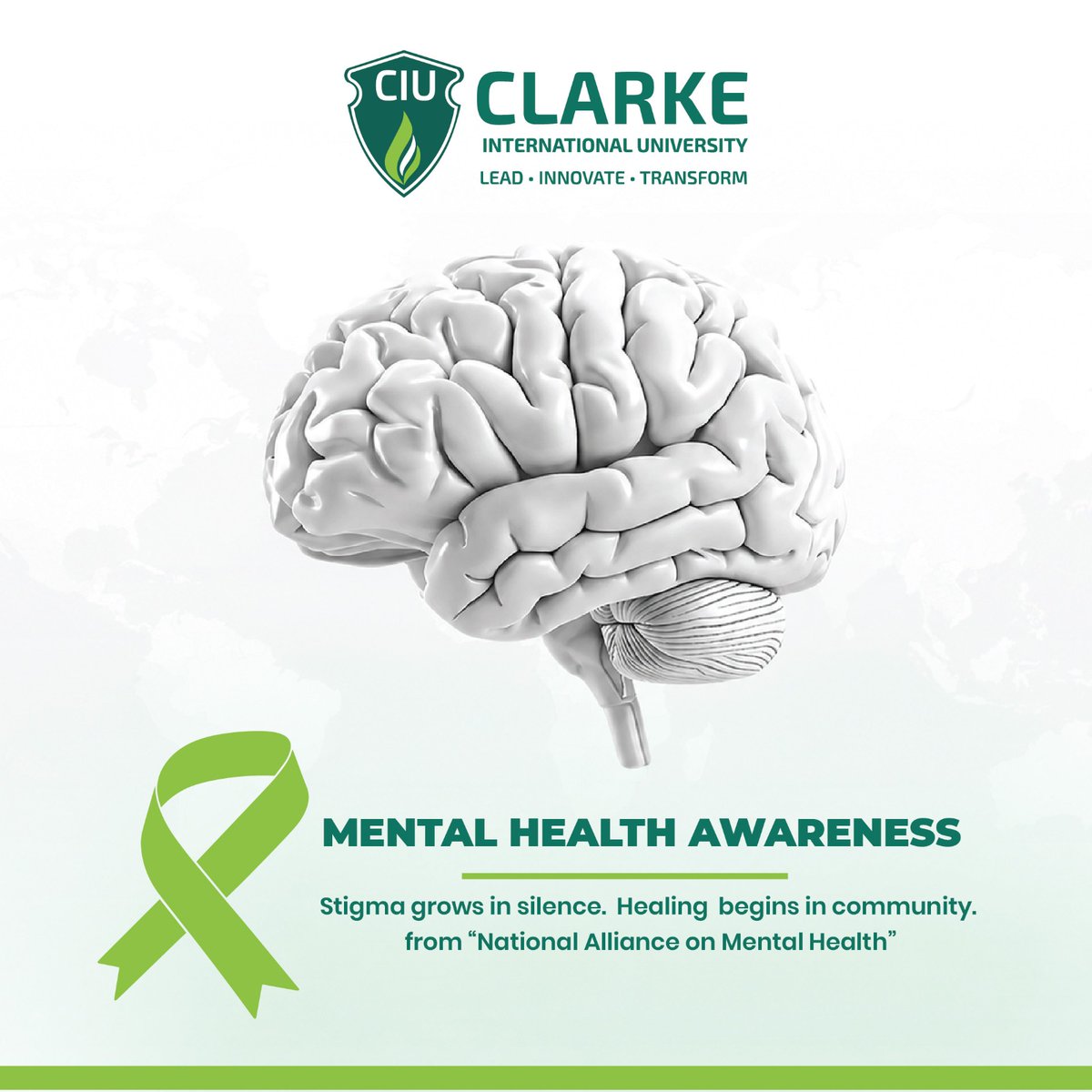 Clarke International University tweet media