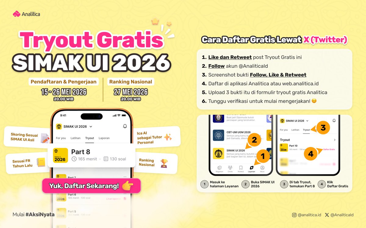 Analitica - AI Tutor, Latsol, Tryout tweet media