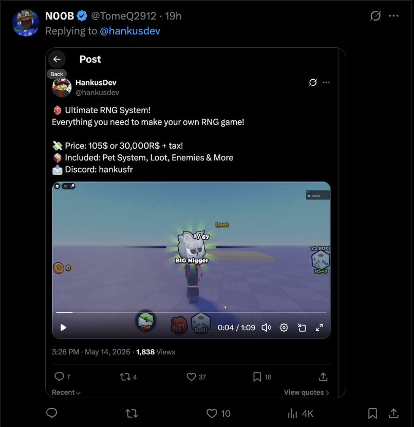 N00B tweet media