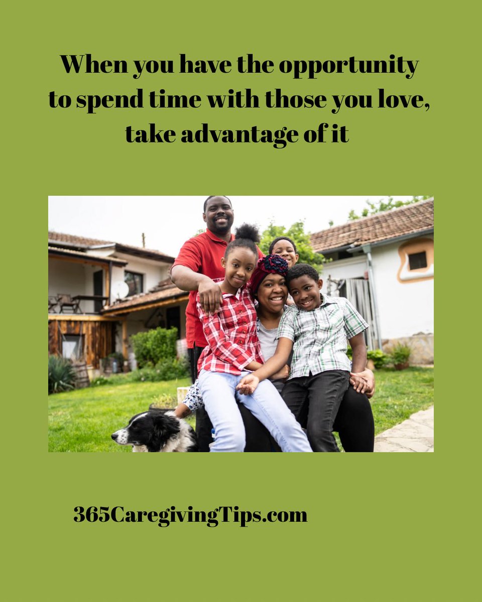 365CareTips's tweet photo. House work and yardwork will wait. When you have the opportunity to get together with family or close friends, take it. #caregiving https://t.co/HrBZtJAbSh