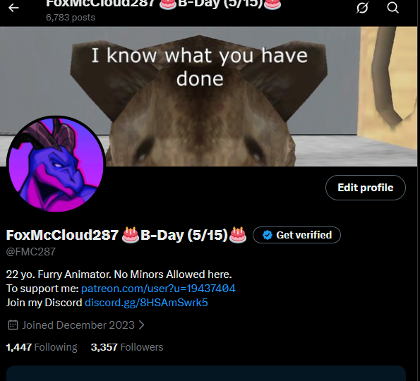 FoxMcCloud287 🎂B-Day (5/15)🎂 tweet media