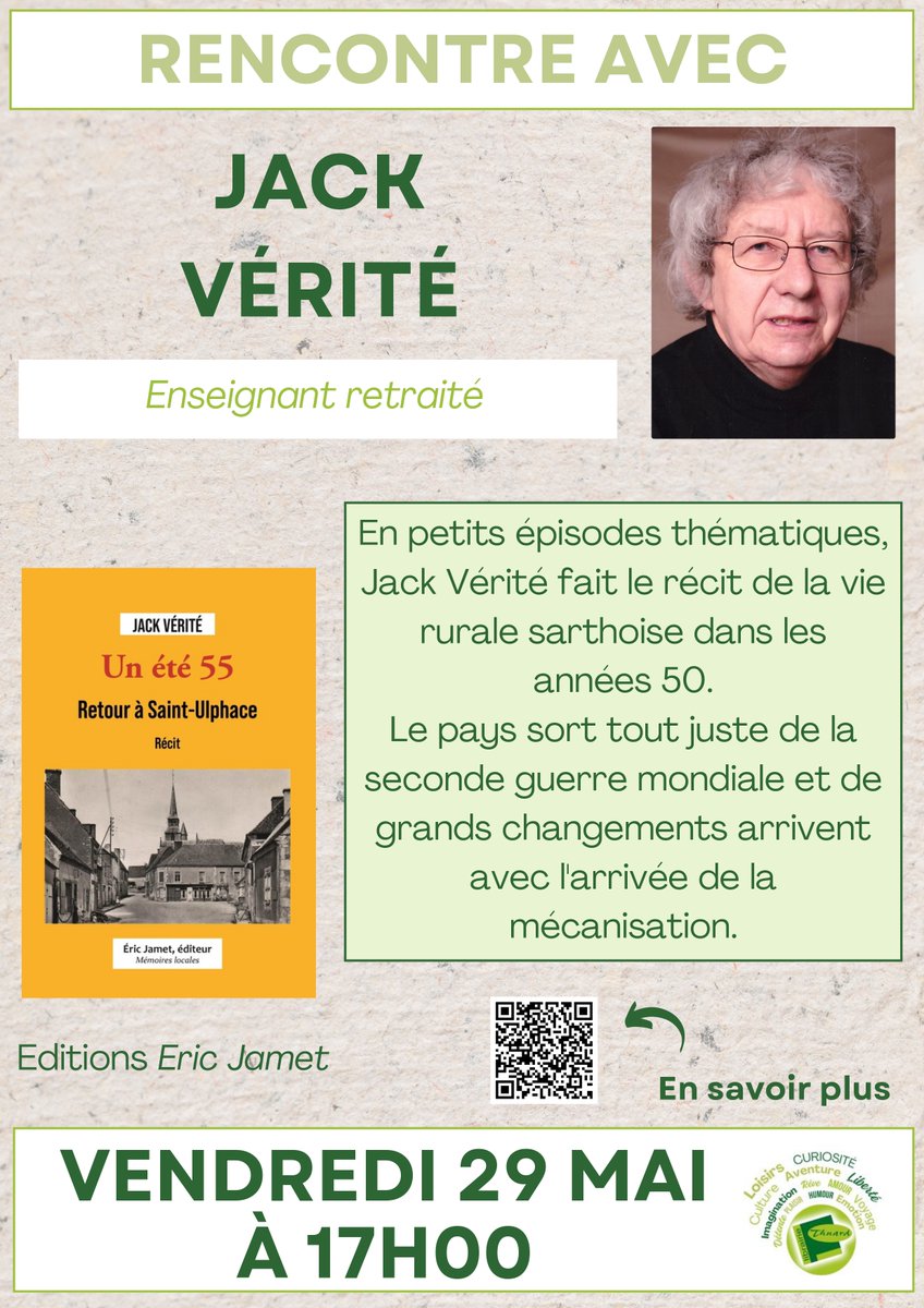 ericjamet's tweet photo. Vendredi 29 mai, 17 h, librairie Thuard, Le Mans. https://t.co/zpxmeJW85j