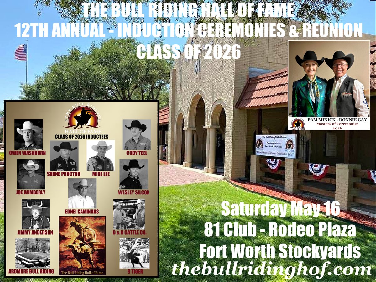 The Bull Riding Hall of Fame tweet media