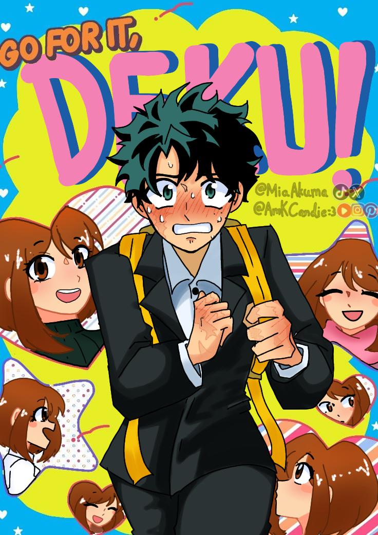 miaakuma69's tweet photo. Go for it, Deku! 
#izuocha #MyHeroAcadémia #ochako #izuku #fanartㅤ https://t.co/cao4rs5Wpb