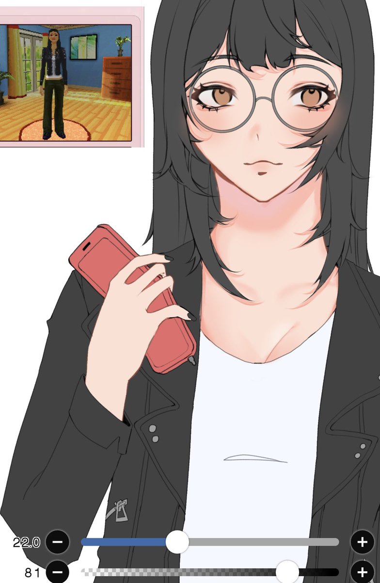 Pearlyin90's tweet photo. Making my Sims 3 DS character in to my art style, so i can avoid art burnout🙂‍↔️
#illustration #artist #sims3 #artmoots #smallaccount https://t.co/x5dkdPsbLH