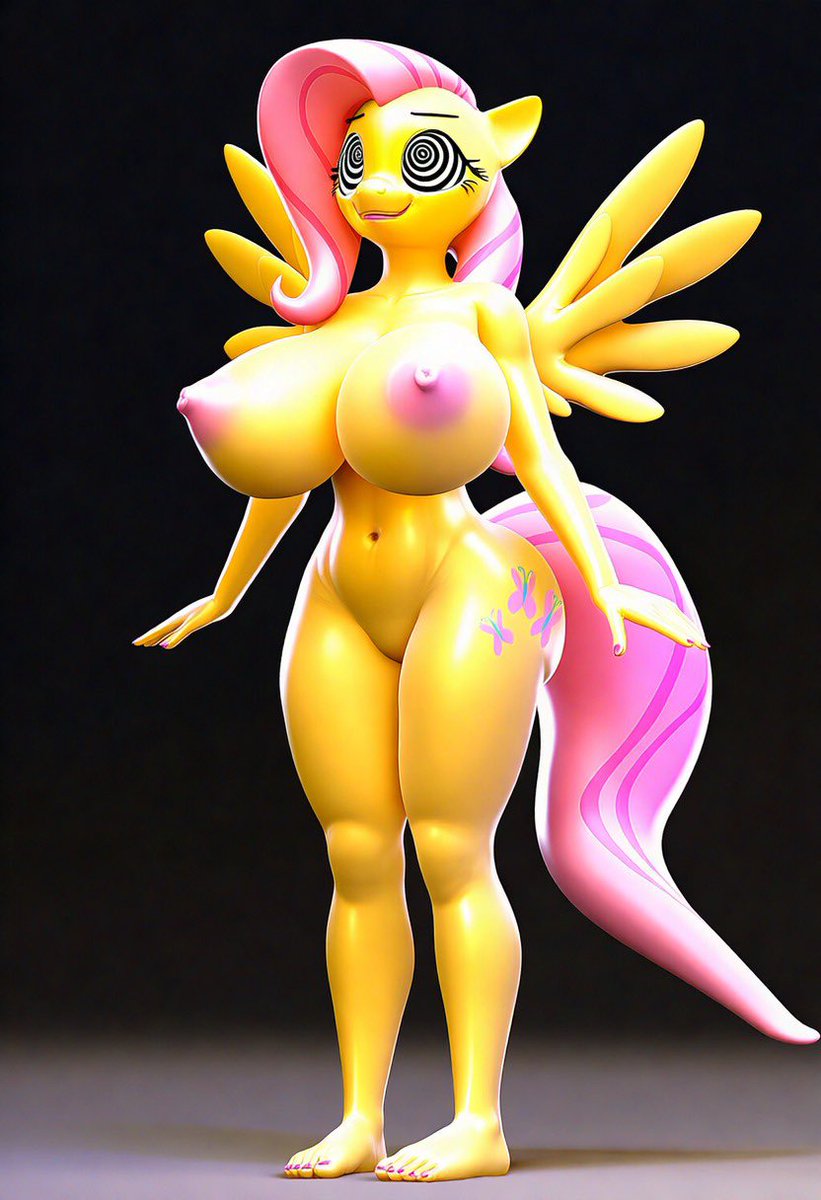 Hypnotized Pony Fluttershy tweet media