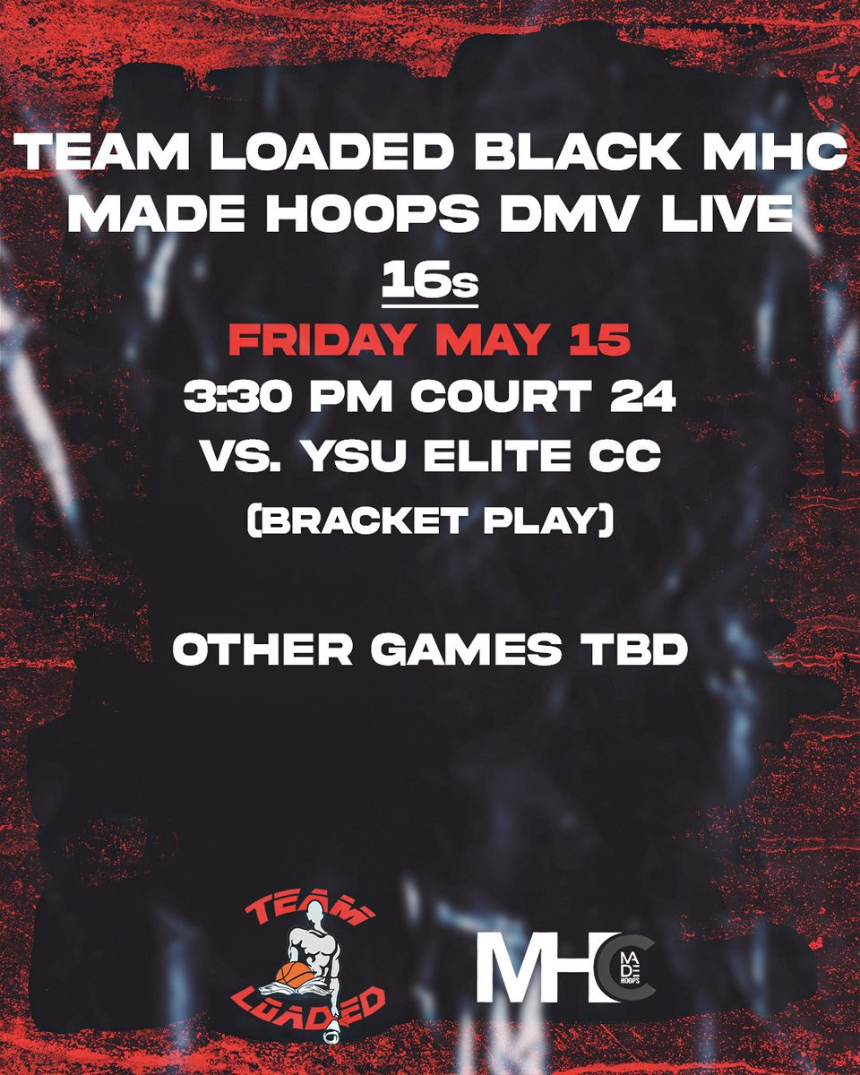 CoachSBall's tweet photo. Coaches heading to Baltimore for Made Hoops DMV Live, my 16u Team Loaded Black MHC squad will be playing! My roster is full of players that WILL earn scholarships to play at the next level! My DM is open for more information about my roster below! https://t.co/eFOAFvlSSf