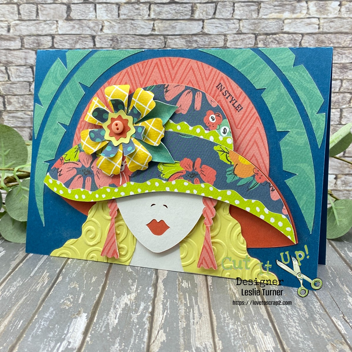 lbturner58's tweet photo. Sharing a pretty birthday card for our new challenge over at Cut It Up Challenges that went live this morning. I used the Sunny Card SVG cut file from the Le Chapeau SVG Bundle by Dreaming Tree and stamps from Stampin' Up!. 
https://t.co/ro9NxUZENy https://t.co/Io1LFVctcC
