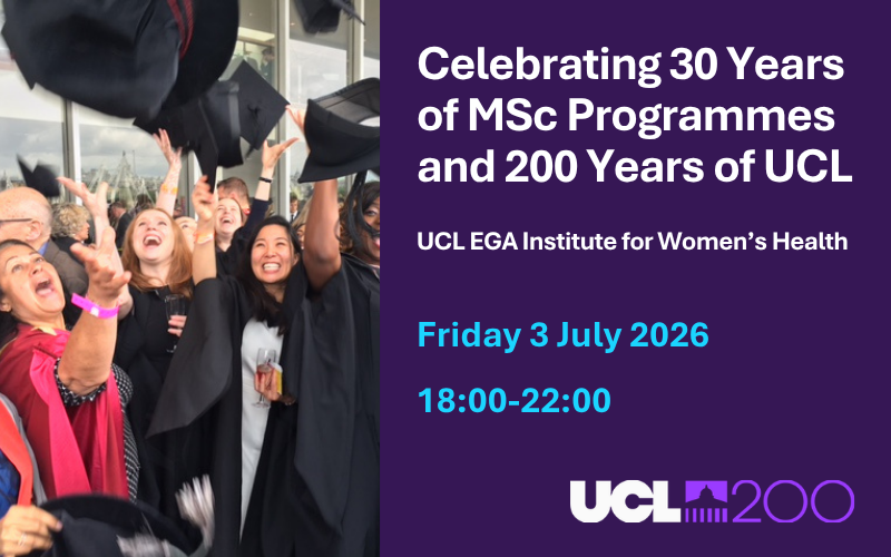 UCL EGA Institute for Women's Health tweet media