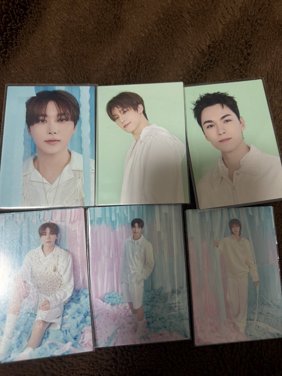 moon_junyan's tweet photo. SEVENTEEN セブチ コラボメニュー
ミニクリアファイル 交換 YAKUSOKU トレカ　インスタントフォト

【譲】
ミンハオ　ドギョム　ディノ スングァン バーノン

🍊はsvtとサインの為なるべく同種希望

【求】同種ジュン

郵送交換📮

お気軽にお声掛けください🥹 https://t.co/0kBuoftLDq