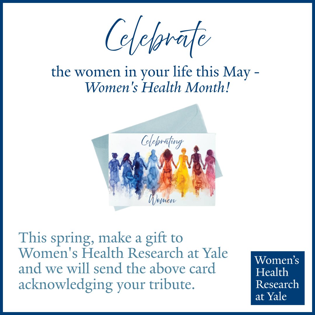 Women's Health Research at Yale tweet media