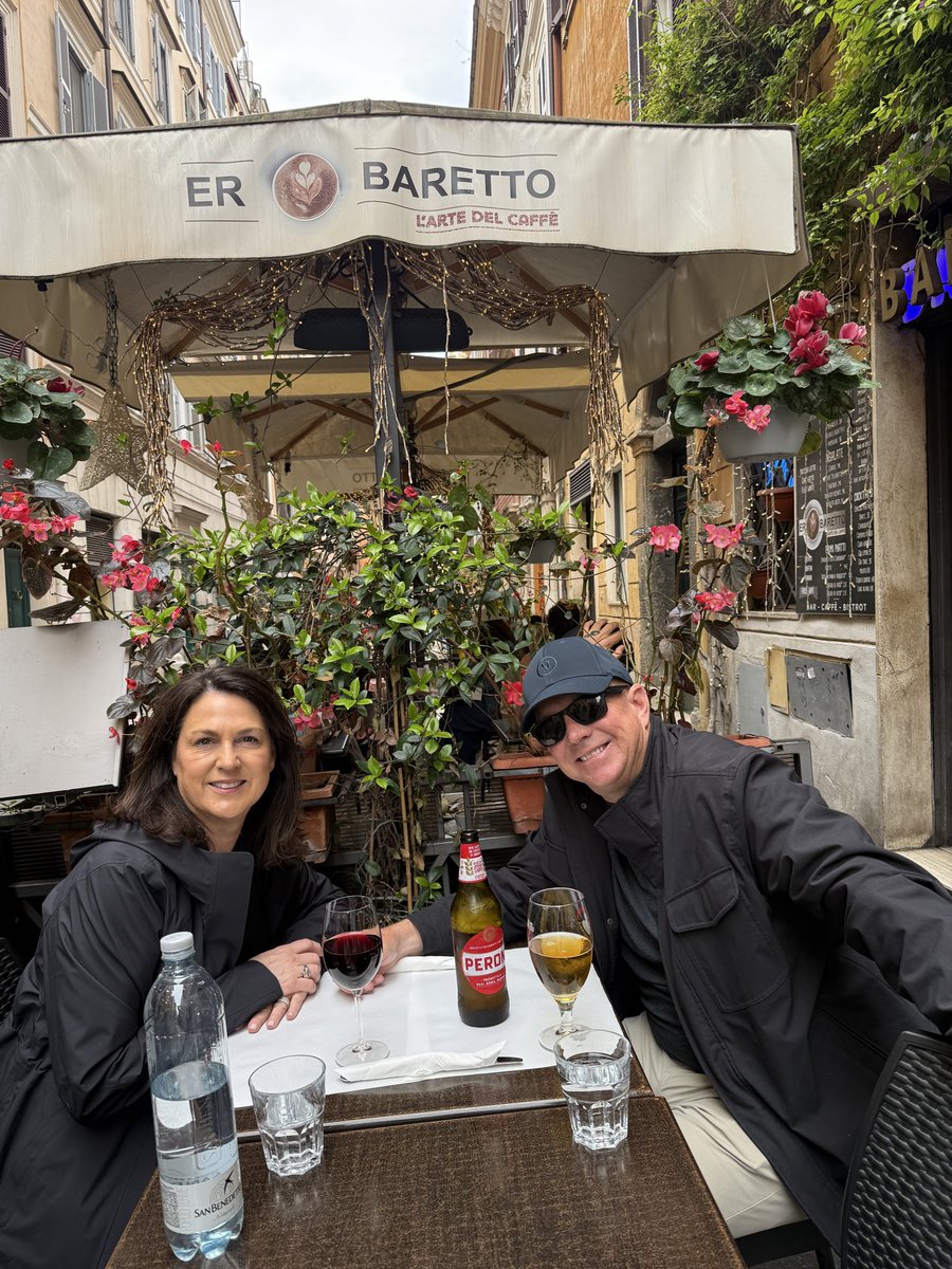 koerner_gary's tweet photo. When in Rome… Day 1. 
Happy 30th to my beautiful wife Gail. Coliseum giving #Kinnick a run for its money 🍷🇮🇹 https://t.co/LTlIcvbghb