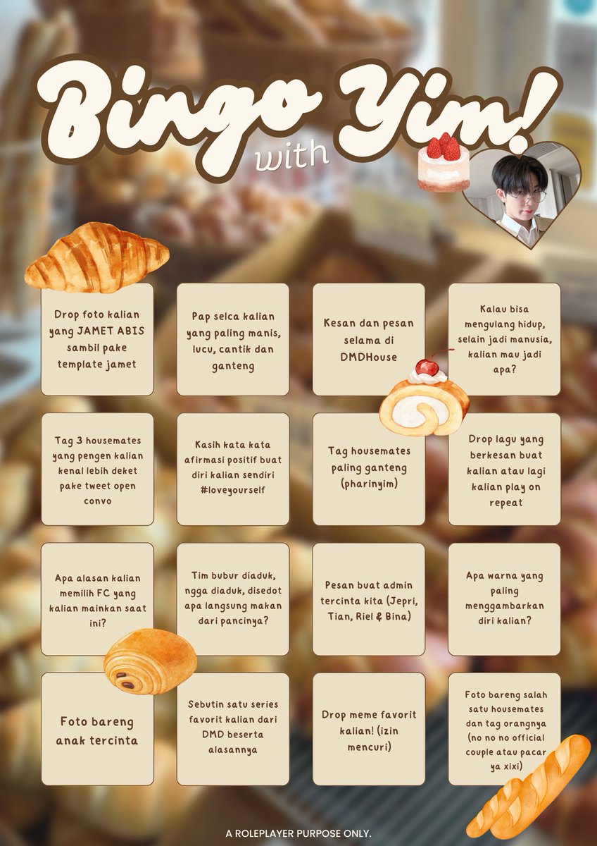 pharinyim's tweet photo. ㅤㅤ 
𝗕𝗜𝗡𝗚𝗢 𝗪𝗜𝗧𝗛 𝗻𝗬𝗜𝗠.
Playtime @DMDhouse.

Cek ketentuan di bawah ini! 👇🏻
ㅤㅤ https://t.co/tgx2fcOBz8