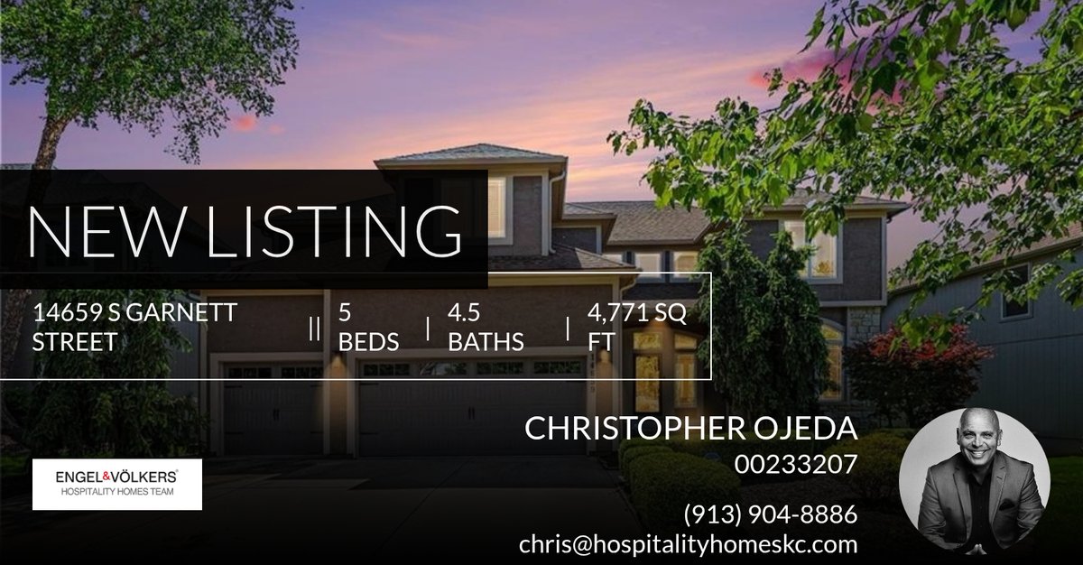 ChristopherOJ's tweet photo. 📍 New Listing 📍 Take a look at this fantastic new property that just hit the market located at 14659 S Garnett Street in Olathe. Reach out here or at (913) 904-8886 for more information

Christopher Ojeda https://t.co/3E6h9UxcqH https://t.co/AHttJzmeQT