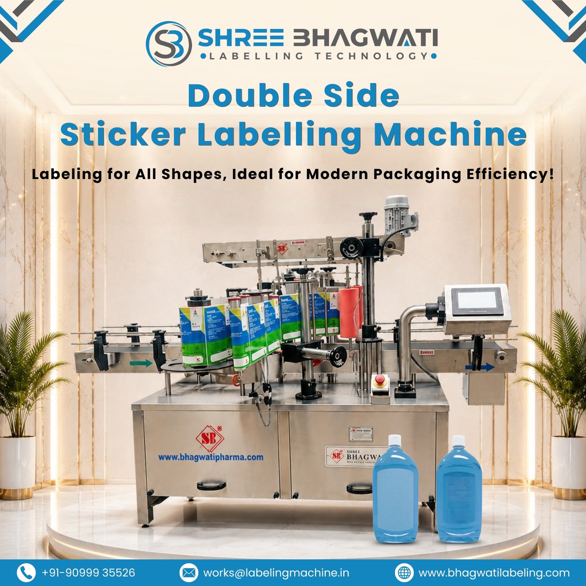 bhagwatilabel's tweet photo. Double-side labeling made simple.

Accurate. Consistent. Efficient.
Built for modern packaging lines.

For more detail, Visit: https://t.co/2VRNrwIqsM

#ShreeBhagwatiLabelingTechnologies #DoubleSideStickerLabellingMachine #StickerLabellingMachine #PackagingMachine #ProductionLine https://t.co/xfdoy5I5Jo